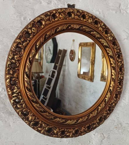 Specchio rococò rotondo