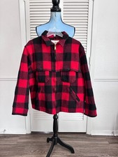 Giacca vintage anni 70 Woolrich Mackinaw uomo XL cruiser lana bufalo plaid full zip