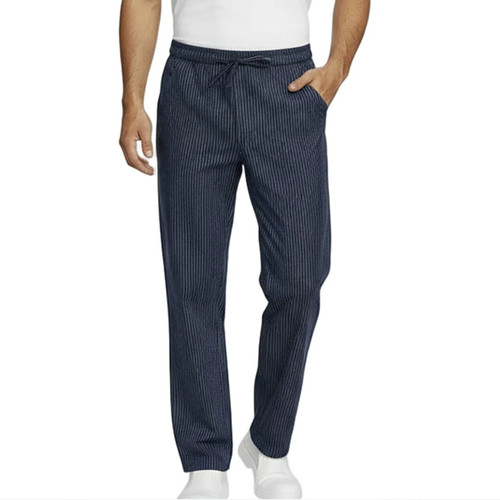 Pantaloni cuoco rigati blu - pantaloni,