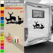 Adesivi camper ANIMALI FORESTA