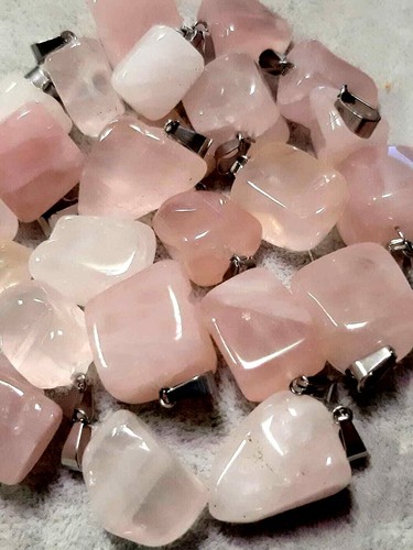 Ciondolo quarzo rosa - ciondolo,