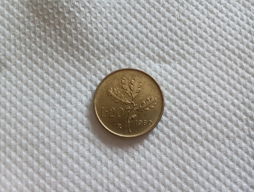 Moneta lire quercia - moneta, del