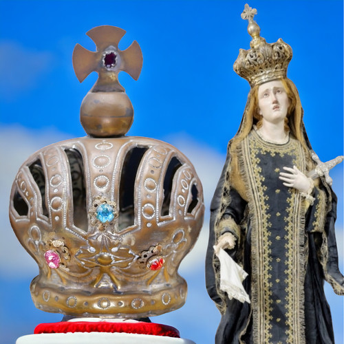Corona madonna santa - corona, antica
