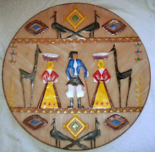 PIATTO SARDO TERRACOTTA VINTAGE 37 CM..