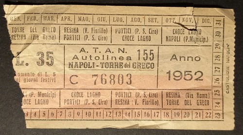 Biglietto autolinea atan - biglietto,