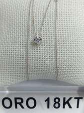 Collana oro bianco 750 18 kt
