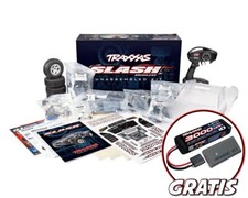 Traxxas Slash HD BL-2S kit di montaggio con batteria Lipo 3000 mAh gratuita e caricabatterie USB-C
