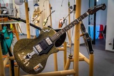 Chitarra blue jeans sparkle - blue, "sparkle"