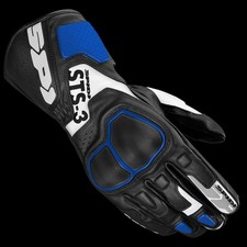 SPIDI - GUANTI MOTO IN PELLE STS-3 NERO/BIANCO/BLU