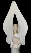 LLADRO STATUINA PORCELLANA CAMPANA ANGELO "SUONI D'AMORE" #6474