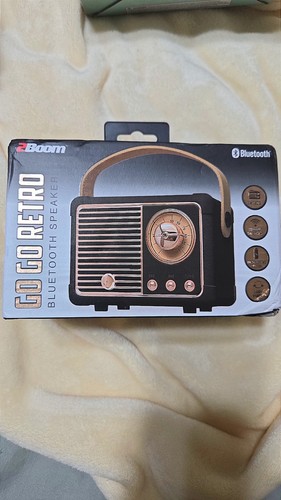 Mini boombox bluetooth retrò - boombox,