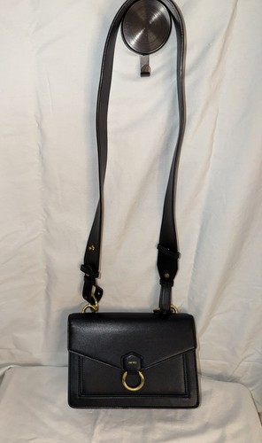 Borsa tracolla pelle nera - tracolla, in