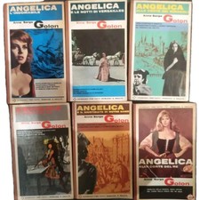 Lotto Angelica Golon Libri Serie 6 Volumi Corte Serge Garzanti Notre Dame Indoma