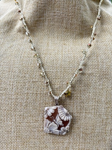 Collana con cammeo sardonico - collana,