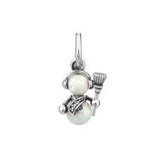 Pandora opalescent snowman - opalescent,