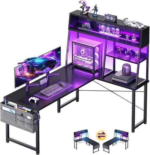Scrivania gaming forma led - scrivania,