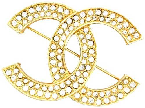 Spilla logo chanel - spilla,