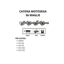 Ricambio catena motosega