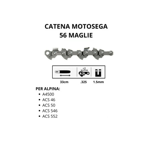 Ricambio catena motosega