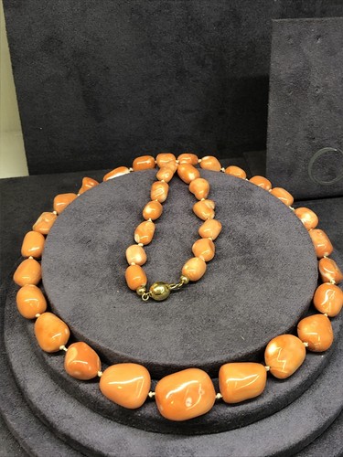 Collana sassi corallo - collana,