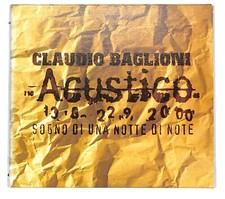 EBOND Claudio Baglioni - Acustico Sogno Di Una Notte Di Note - CD CD121645