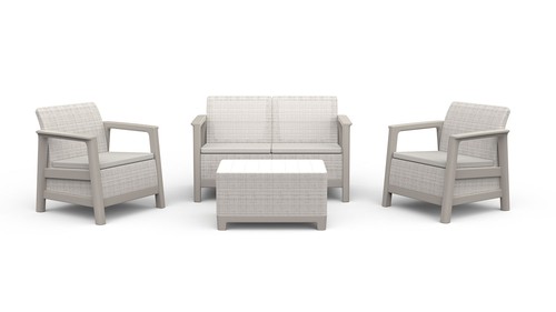 Set salotto giardino 4 - set, da