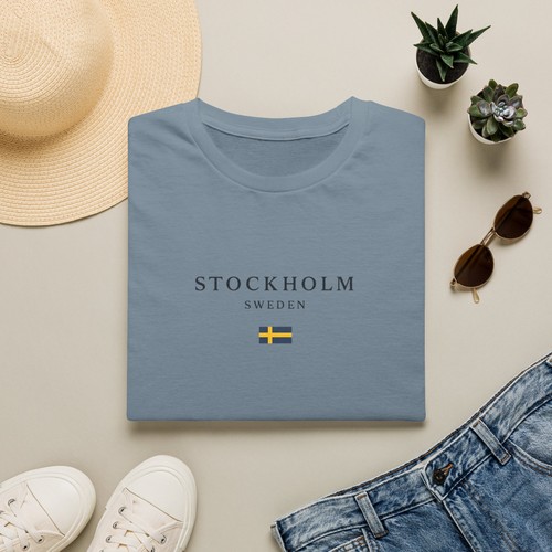 Maglietta stoccolma svezia - svezia, |