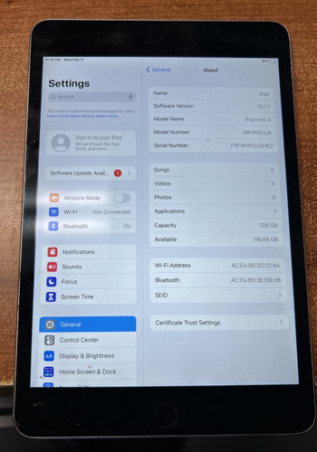 Apple ipad mini - 4, 7,9"