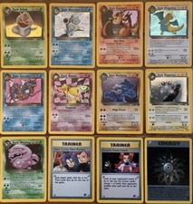 Lotto carte pokemon old team - lotto,