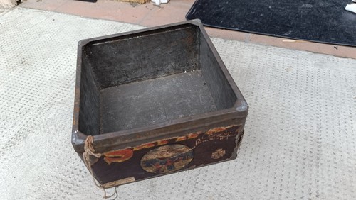 Scatola latta antica vintage - latta,