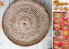 CESTINO SARDO IN ASFODELO tondo, cm 45 x h 4,5 ed altri vari, vendita singola