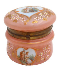 PORTA CIPRIA / TALCO - VETRO