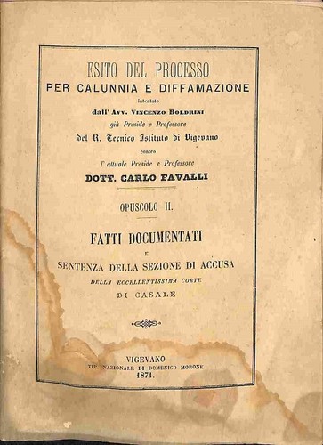 Esito del processo per