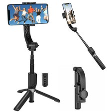 Stabilizzatore Gimbal per Smartphone Bluetooth 360° Treppiede Foto Video Selfie