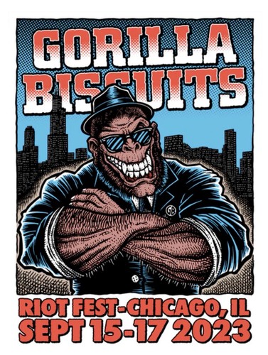 Gorilla biscuits live 2023 - gorilla,