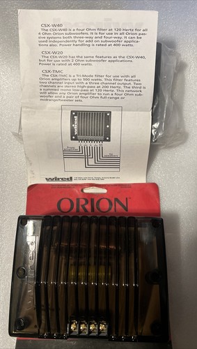 Orion subwoofer crossover - subwoofer,