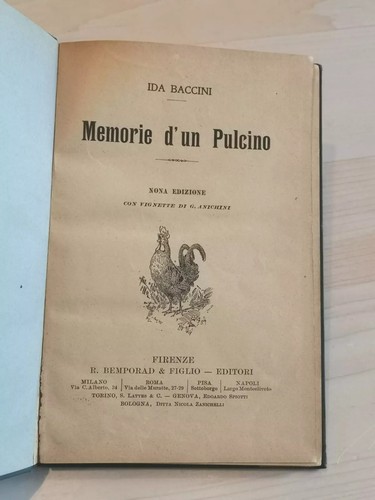 Memorie pulcino ida - d'un,