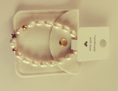 Bracciale elastico perle