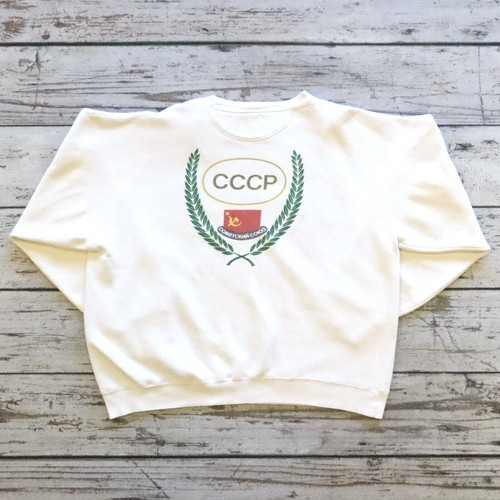 Felpa girocollo cccp unione - felpa,