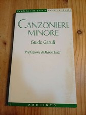 CANZONIERE MINORE di G GARUFI ed ARCHINTO