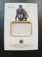 Patrick Ewing 2024 Keepsake Edition GEM JUMBO JERSEY PATCH #'d/99
