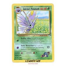 Carte Pokemon Set Gym Heroes Sabrina's Venomoth 34/132 RARA ENG