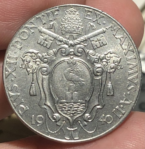 Vatican km26a lire 1940 unc - km26a,
