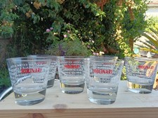 BICCHIERI SAMBUCA MOLINARI EXTRA VAGANTE PUBBLICITARI SET 6 PEZZI DA COLLEZIONE 