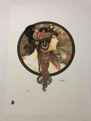 Alphonse mucha off set - mucha,