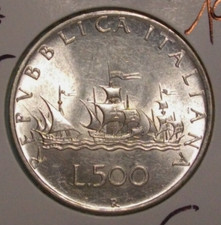 500 lire caravelle 1958 - 500,