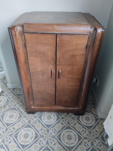 Mobiletto con giradischi - mobiletto, e