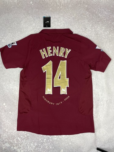 Maglia henry 14 arsenal - t.,