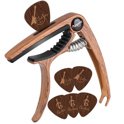 Capotasto chitarra con - capotasto, 6