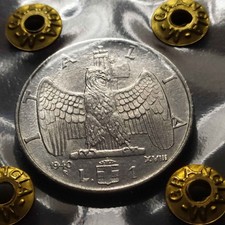 Regno d'Italia - 1 Lira 1940 XVIII - FDC  Sigillata